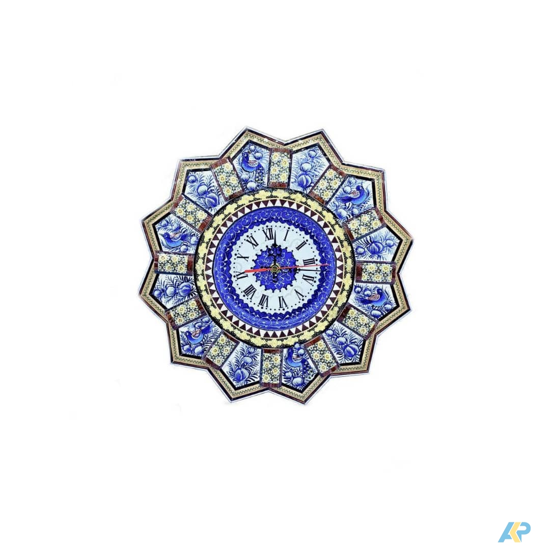 ساعت خاتم خورشیدی مینا کاری سایز 20 سانتی